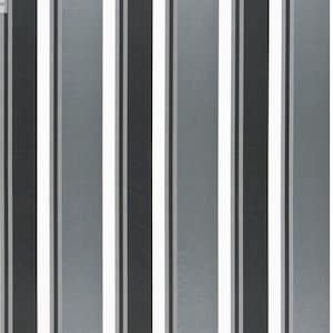 Designers Guild Fabric- &quot;Zetani Noir&quot; Woven Cotton Polyester Stripe Upholstery Fabric, Jane Hall Design