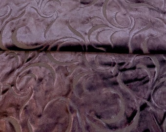 Clarke and Clarke, terciopelo morado, tela de tapicería, de Jane Hall Design