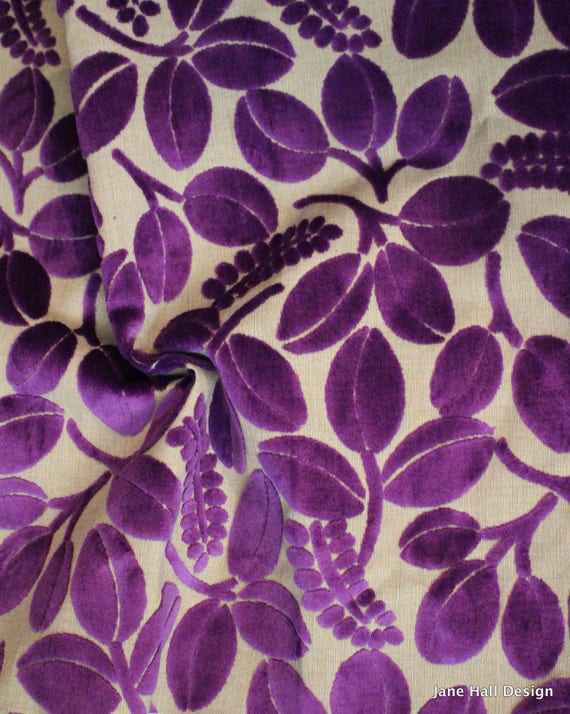 Designers Guild calaggio Violet Purple Cut | Etsy