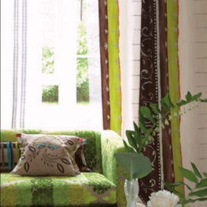 Designers Guild “Kusaman” Printed Cotton Duck, Curtain,Upholstery Home Decor Fabric, From Jane Hall Design