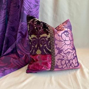 Designers Guild Kissenbezug: Boho Samt & gewebte Seide, 45 cm