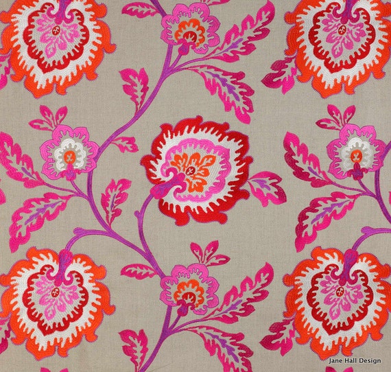 pics Manuel Canovas Embroidered Fabric etsy