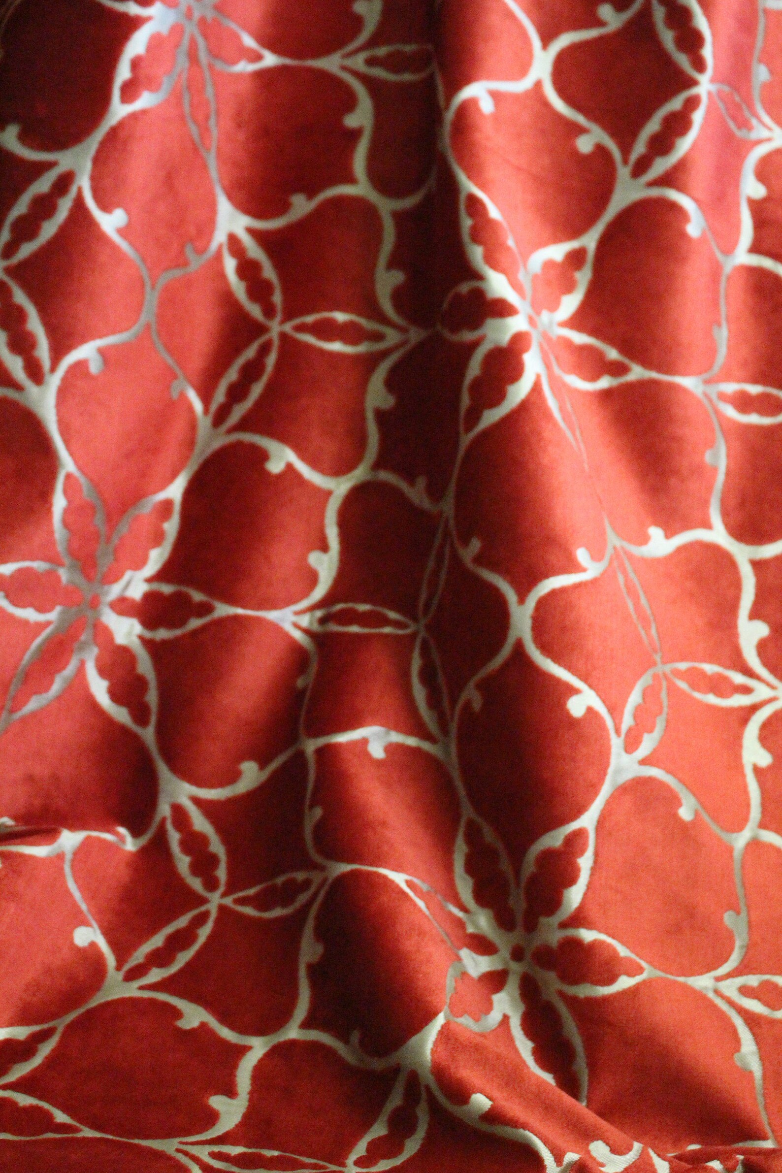 Harlequin Purple Cut Velvet Upholstery Fabric 54 X Etsy