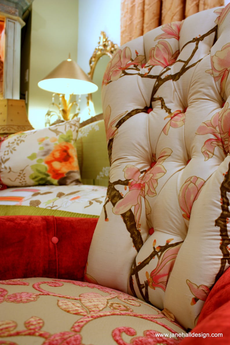 Upcycled Upholstered Antique Victorian Ladies Chair In Etsy