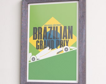 Brazilian Grand Prix Poster