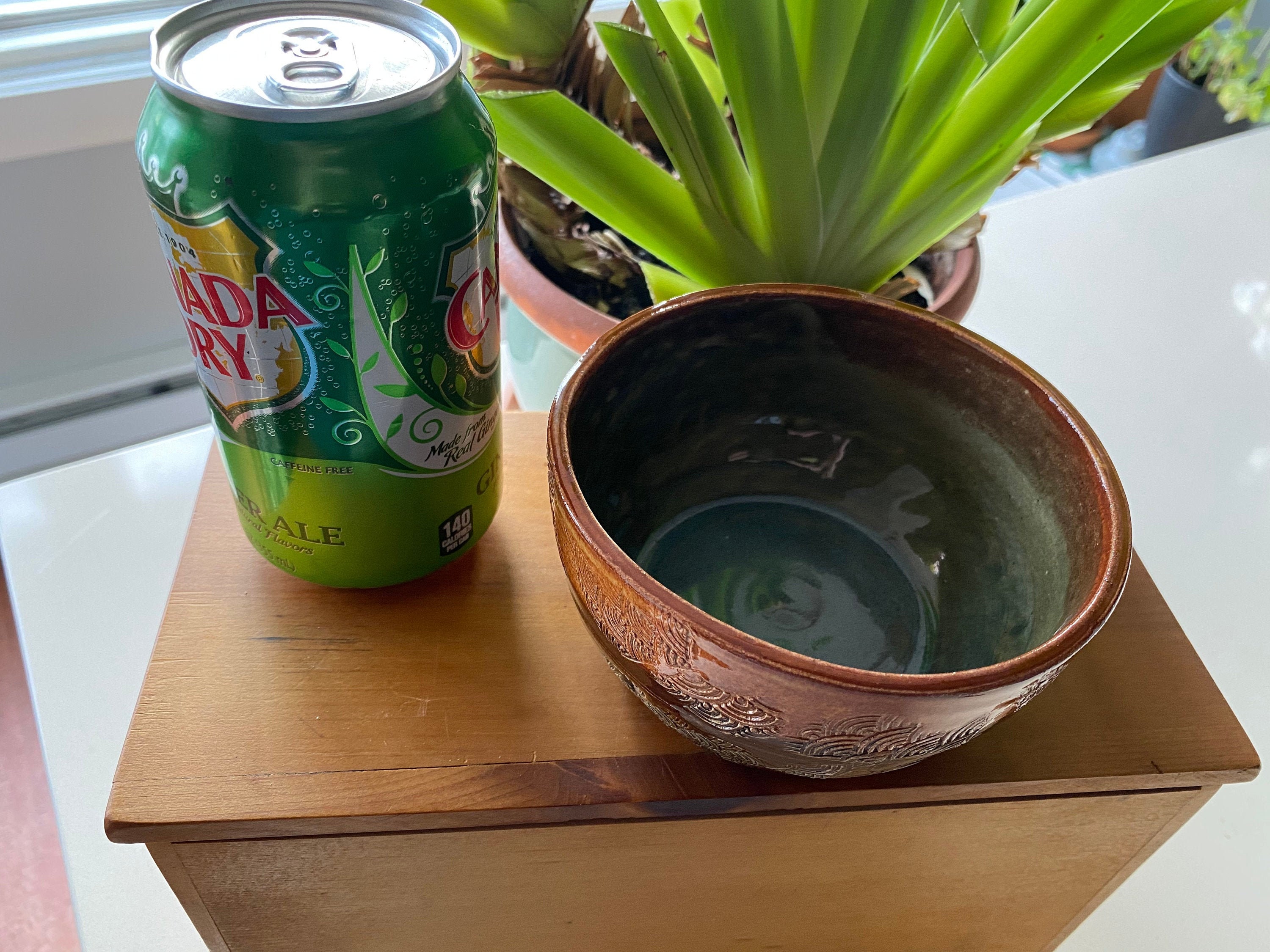 Ceramic Bowl Pot Planter Etsy