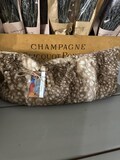 Organic buckwheat, travel lumbar, neck pillow, 11x22  faux fur or linen washable cover