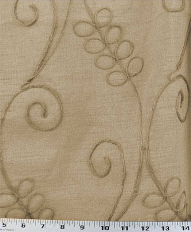 30/% OFF One Lined or Unlined Curtain Valance Wheat Field Hemp. Sale! 50x14 50x16 50x18 50x20 Window treatments Window Valance