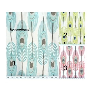 Window Curtains - Pair of drapery curtain panels 24&quot; or 50&quot; wide x 63, 84, 90, 96, 108 & 120&quot; long.  Custom Window Treatments. Feathers.