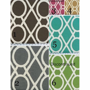 Window Curtains - Pair of drapery curtain panels 24&quot; or 50&quot; wide x 63, 84, 90, 96, 108 &120&quot; long.  Custom Window Treatments. Lattice.