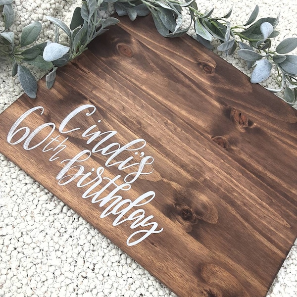 Special Event Alternative Guestbook Board // Birthday, Engagement, Retirement, Anniversary