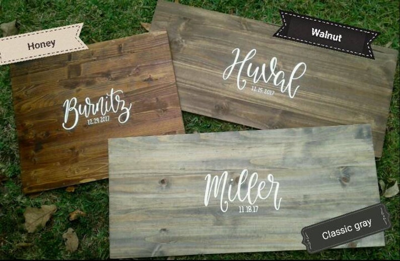 Sale Alternative Guest Book // Wood Guest Board // Wedding Sign In // Custom Name and Date Sign // Personalized Hanging Guest Book imagem 8