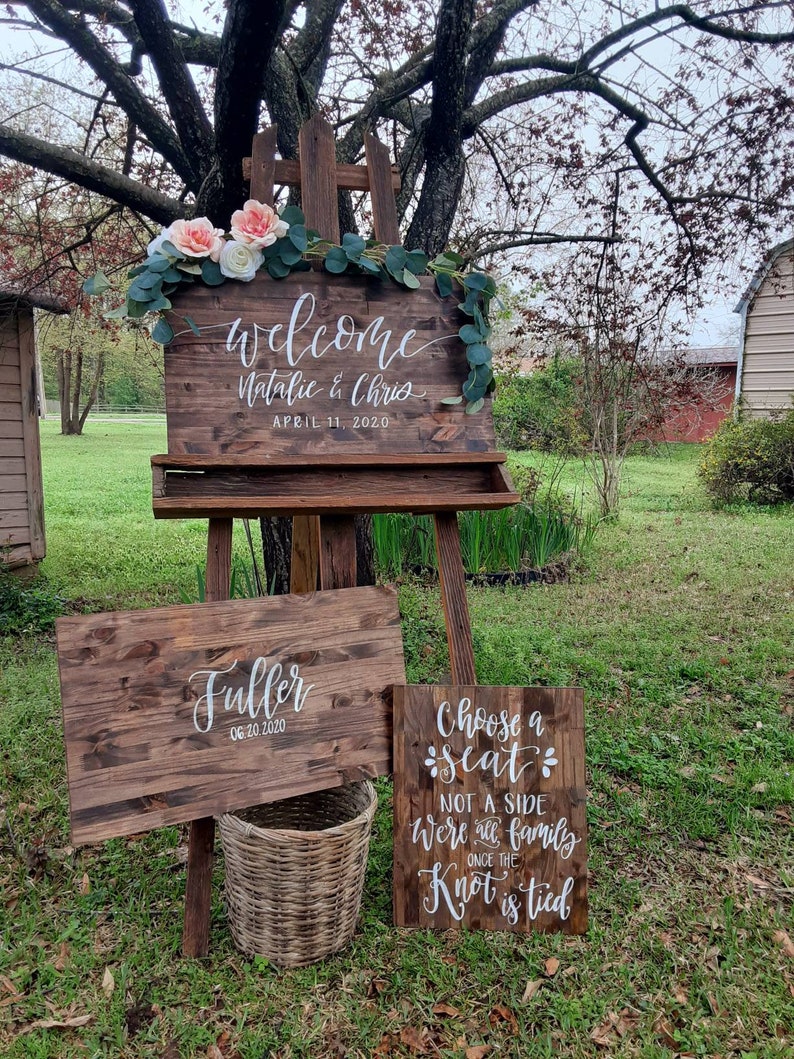 Sale Alternative Guest Book // Wood Guest Board // Wedding Sign In // Custom Name and Date Sign // Personalized Hanging Guest Book imagem 9