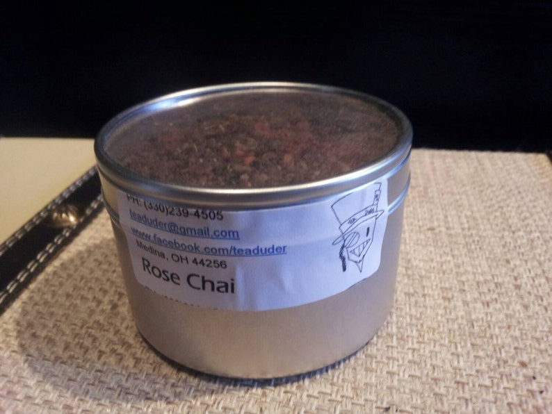 Rose Chai loose leaf tea image 3