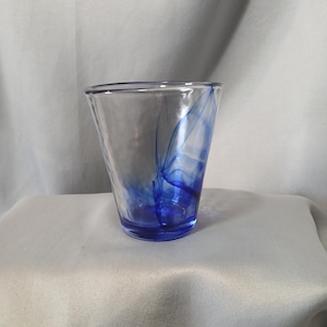 Bormioli Rocco Blue Swirl Glasses - Etsy