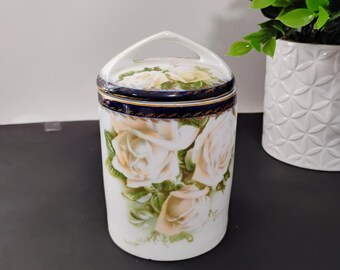 VTG Two Piece Canned Milk or Jam Jar Holder by Rosenthal Bavaria