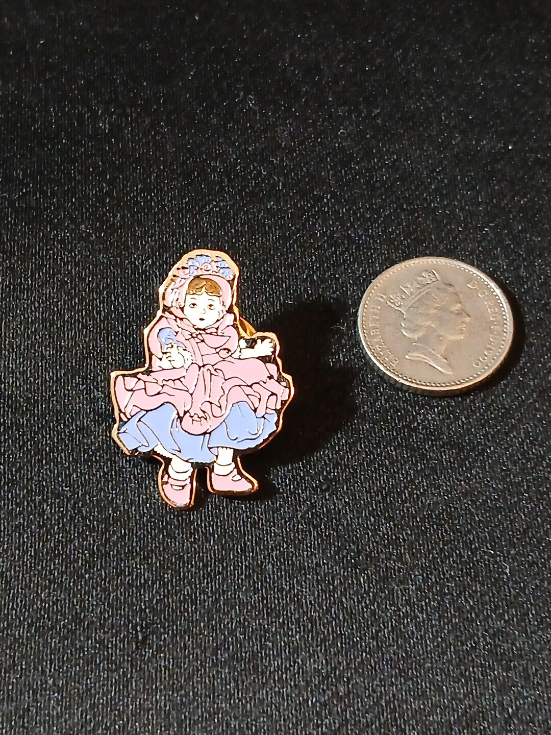 Vintage Enamel Madame Alexander Pin 1989 - Etsy