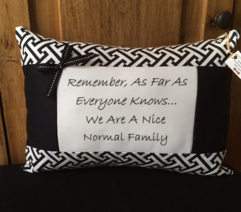 Family Quote Pillow 14x10 Oblong remember as Far as Etsy