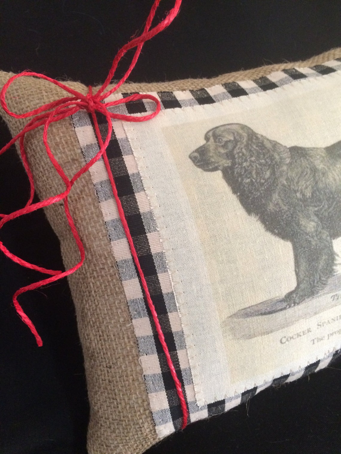 Cocker Spaniel Breed Pillow dog Quote Pillowspet Owner Etsy