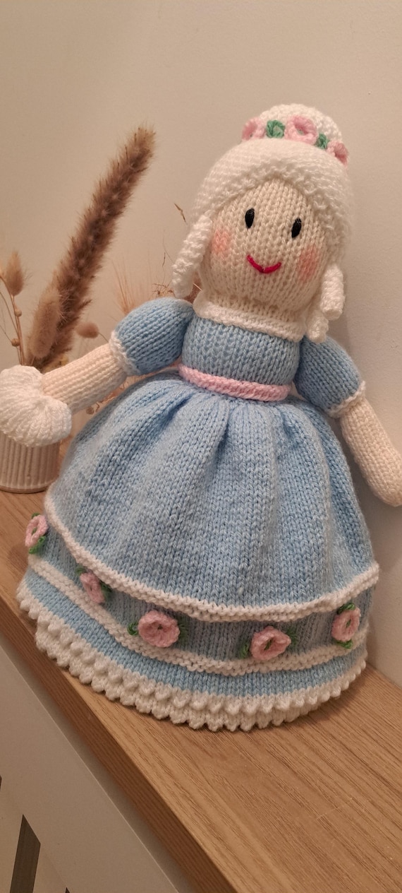 Cinderella Topsy Turvy Hand Knitted Toy/Doll