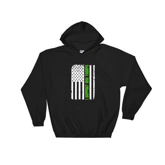 support the troops hoodie