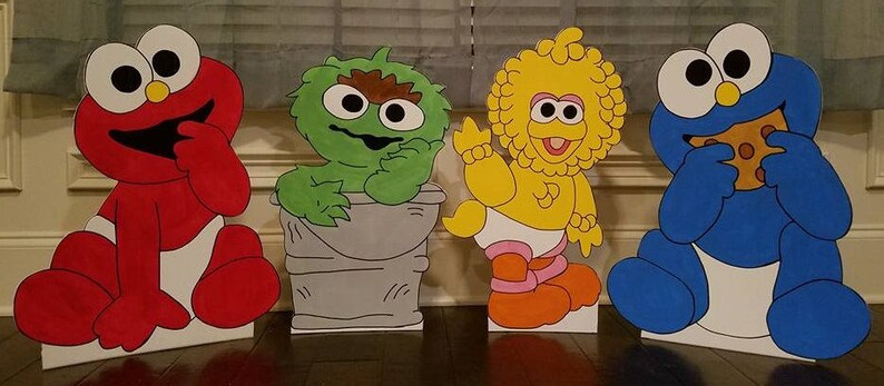 choose any character not only the ones listed 1 ONE 2ft Baby Sesame Street cutoutstandeeprop.