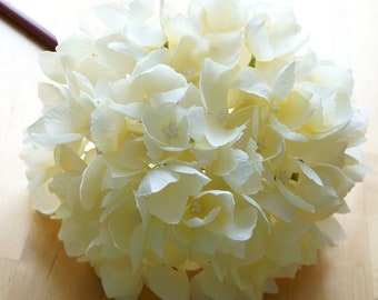 Vintage Style Pastel Yellow Hydrangea (FB0046-03) | silk flower – yellow headpiece – yellow bouquet –yellow wedding decor –yellow home decor