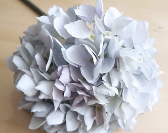 Vintage Style Pastel Blue Hydrangea (FB0046-02) | silk flower – artificial flower – headpiece – bouquet – wedding – living room decoration