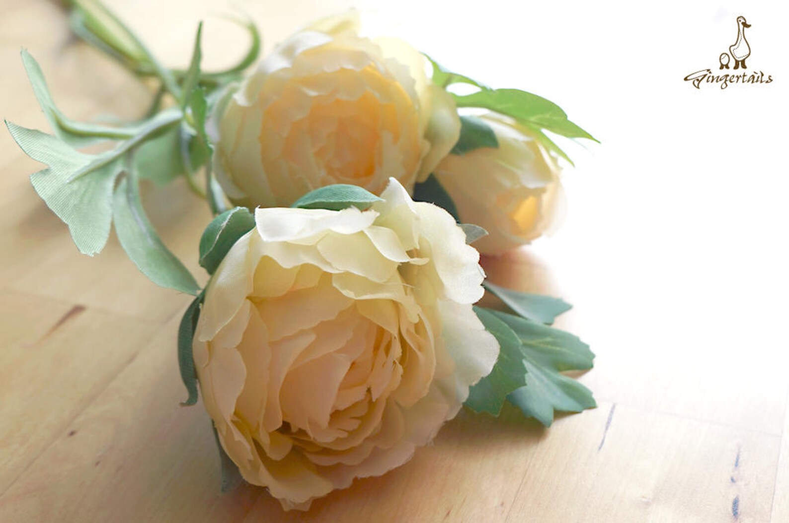 Butter Yellow Ranunculus Butter Yellow Ranunculus FB0073-01 Artificial Flower DIY | Etsy
