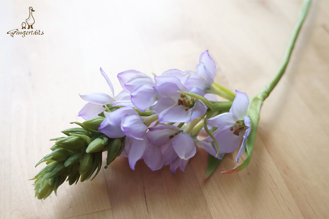 Hellviolettes Delphinium FB0091-01 künstliche Blume | Etsy
