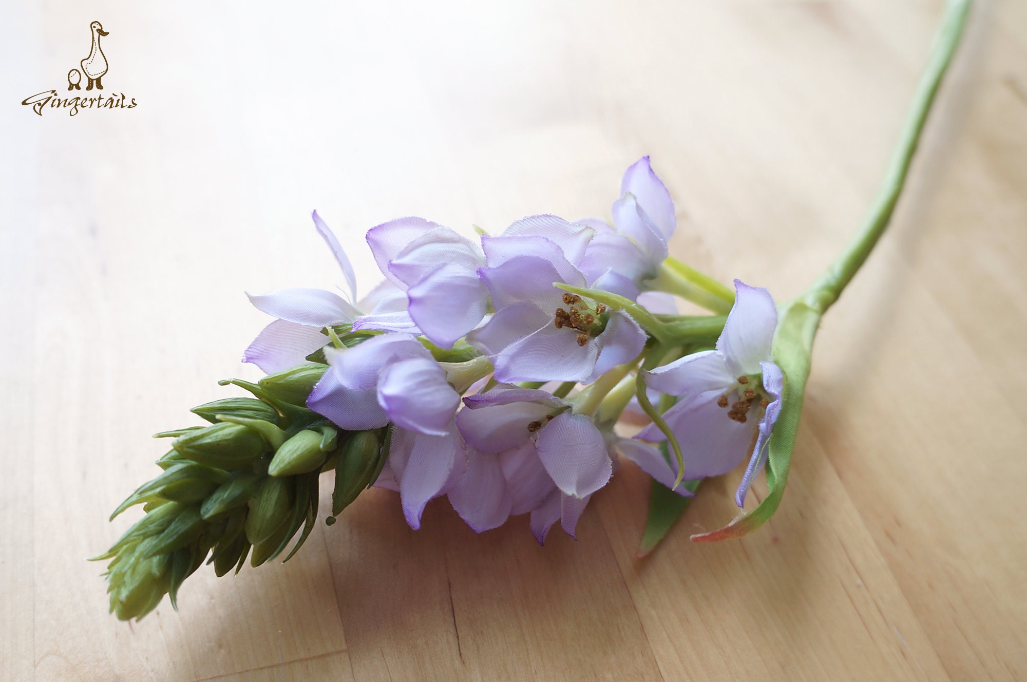 Hellviolettes Delphinium FB0091-01 künstliche Blume | Etsy