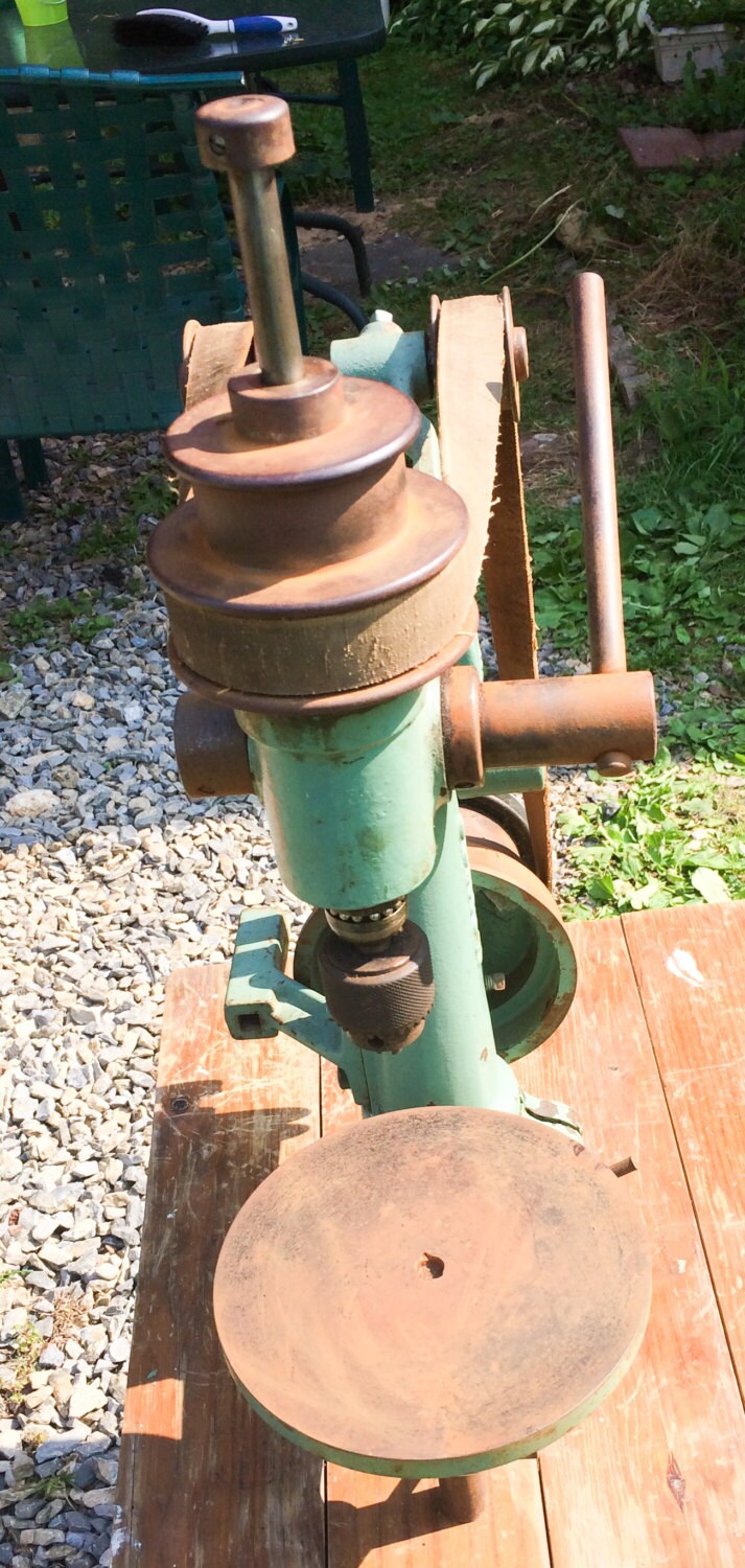 Drill Press Antique Buffalo Junior Works Etsy
