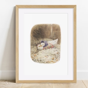 Beatrix Potter print, Jemima Puddeduck, Unframed print, Bedroom, Nursery, Baby Shower