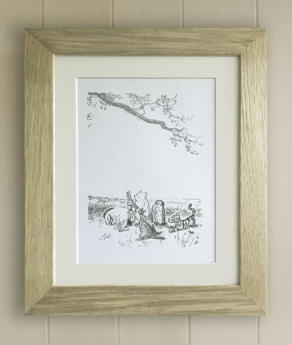 Picture A4 Black /& White Monotone Gift Unframed Winnie the Pooh Quote Print