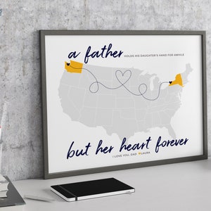 Christmas Gift for Dad Dad Birthday Gift from Daughter Gift for Dad Miss You Dad Dad Gift Box Father Daughter Gifts for Dad image 4