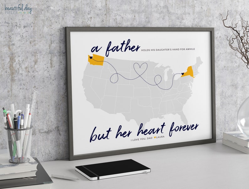 Christmas Gift for Dad Dad Birthday Gift from Daughter Gift for Dad Miss You Dad Dad Gift Box Father Daughter Gifts for Dad image 4