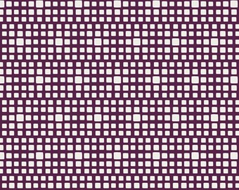 Squared Elements Merlot - Art Gallery Fabrics - Purple Cotton quilting fabric