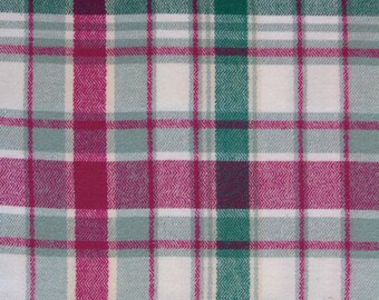 Chevron Plaid Eucalyptus from Highlands Flannel designed by AGF Studio Art gallery fabrics
