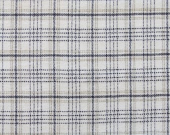 Crosshatch Plaid Oatmilk from Highlands Flannel designed by AGF Studio Art gallery fabrics