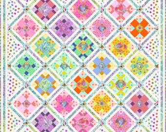 PREORDER Legendary Boxed Quilt Kit- Tula Pink - Free Spirit Fabrics - Twin Size Quilt