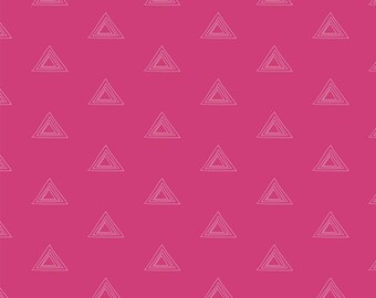 Prisma Triangle Elements Rad Rhodonite - Art Gallery Fabrics - Pink - Cotton quilting fabric