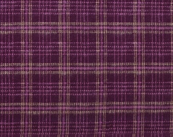 Crosshatch Plaid Merlot from Highlands Flannel designed by AGF Studio Art Gallery Fabrics