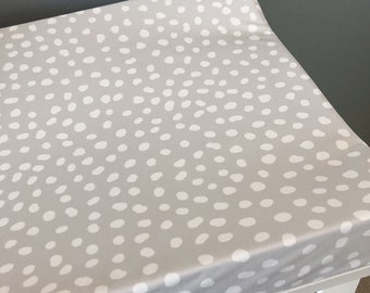Baby Changing Mat Grey and Brown Geometric
