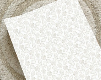 Seashell Baby Changing Mat: Waterproof Wedge, Ocean Nursery Decor