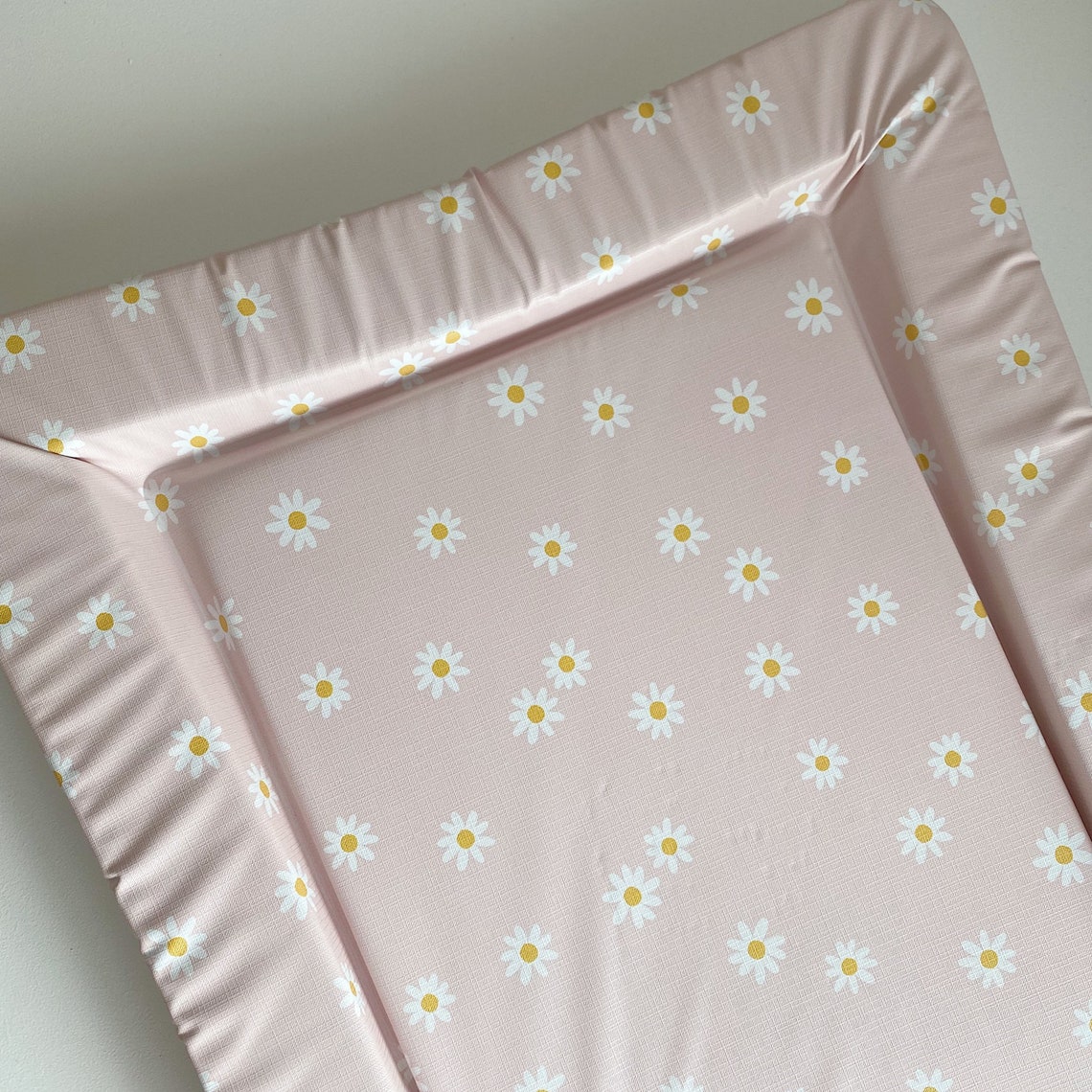 Pink Daisy Baby Changing Mat Baby Girl Flat Changing Pad Etsy Hong Kong