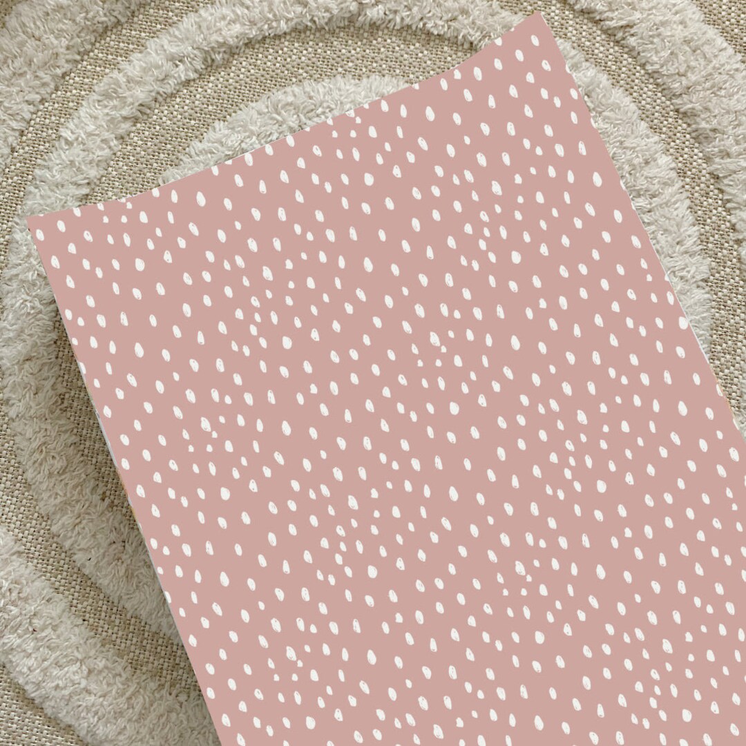 Pink Spotty Wedge Changing Mat | Wipeable Anti-roll Baby Mat - Etsy