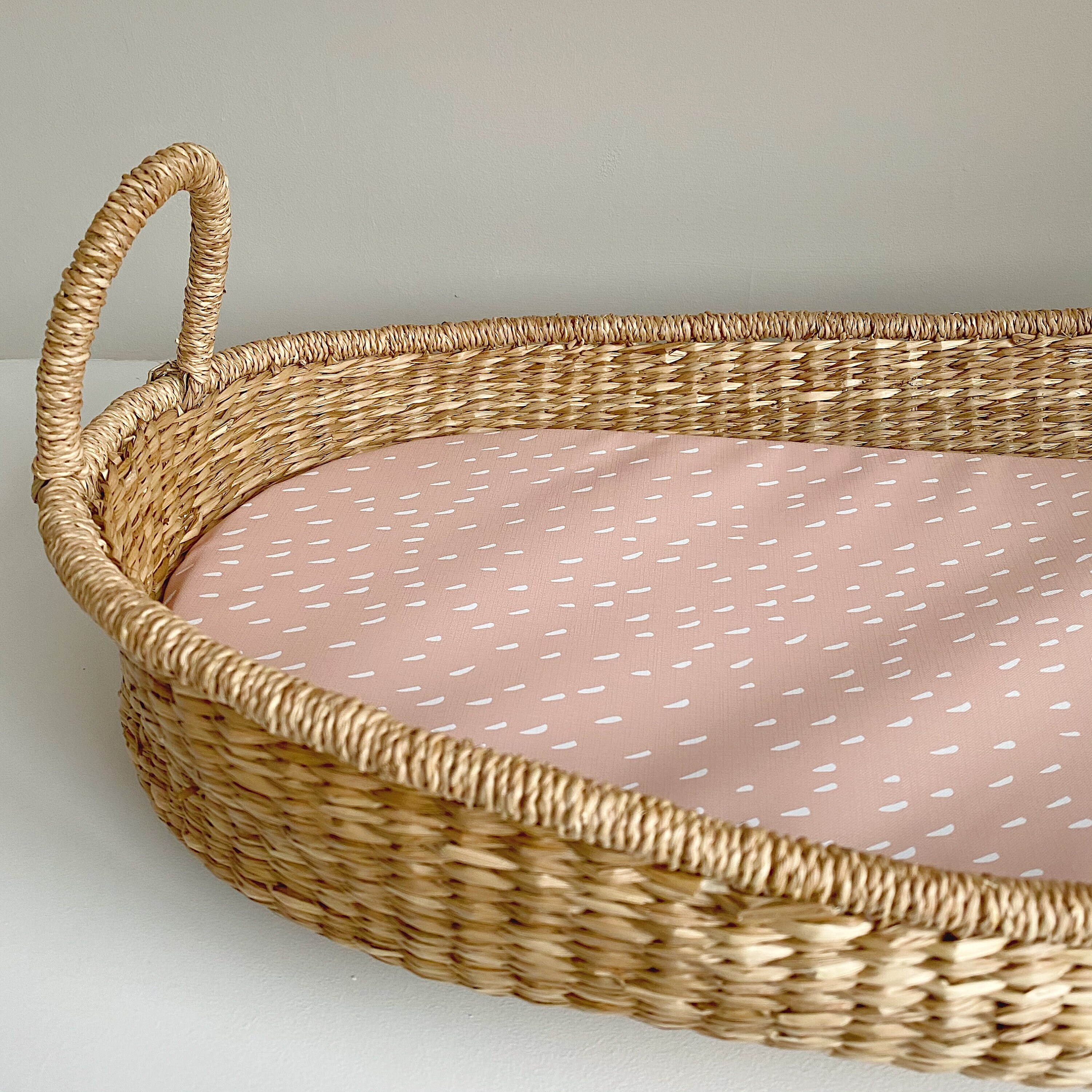 Waterproof and Wipeable Baby Changing Basket Mat // Basket Etsy