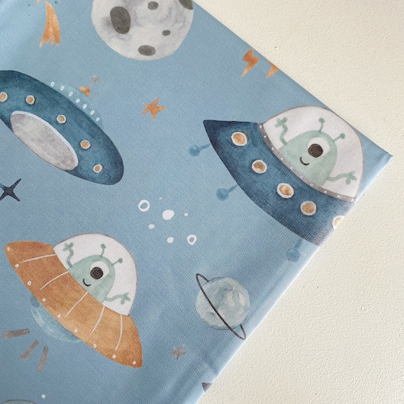 Large Splash Mat // Highchair Messy Mat // Space Print 