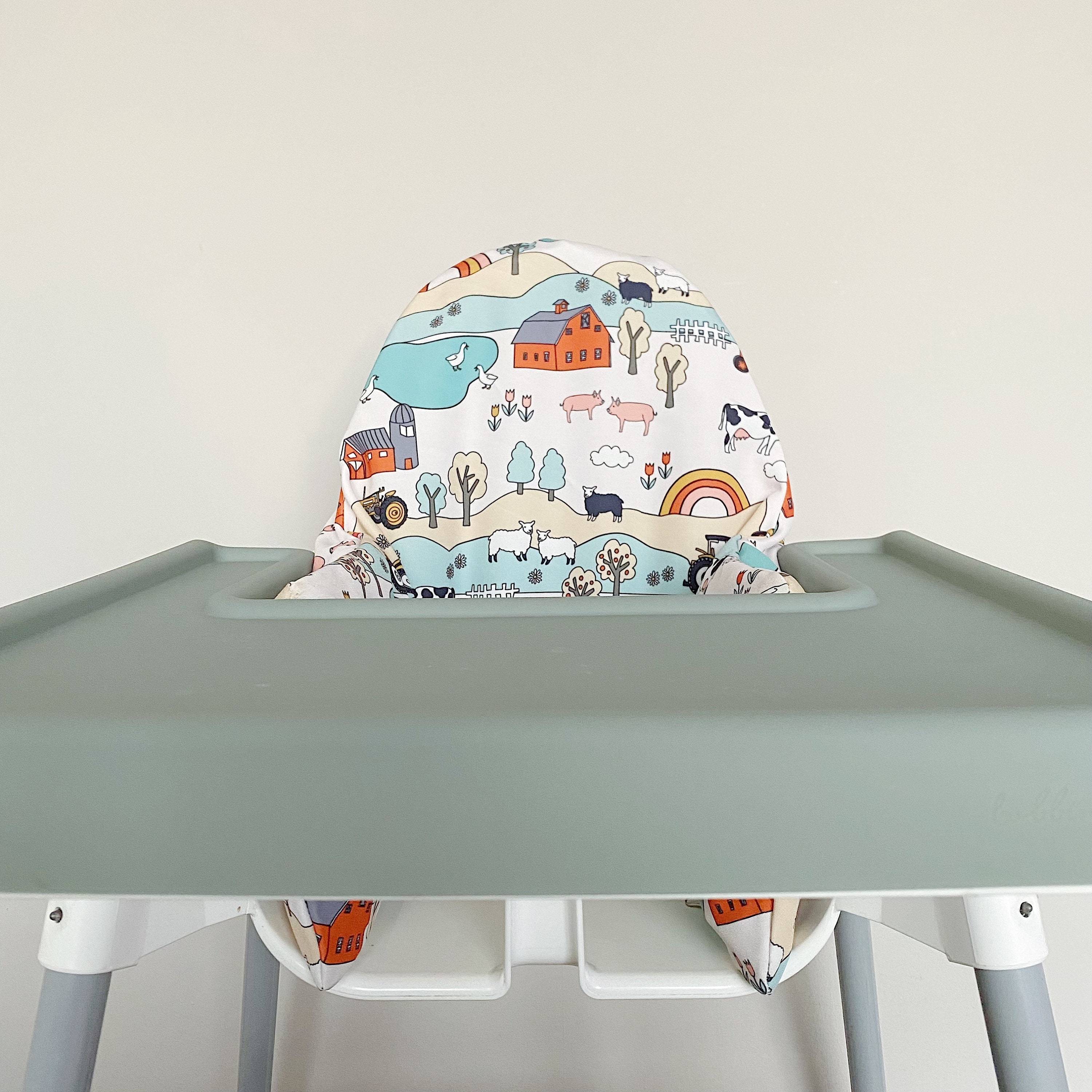 Full Wrap IKEA Highchair Tray Cover // Ikea Antilop High Chair Etsy