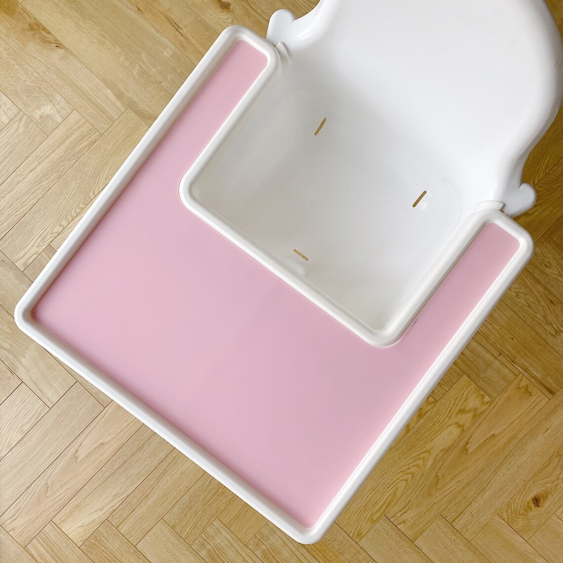 IKEA Highchair Silicone Pink Placemat Tray Cover // Ikea Etsy UK